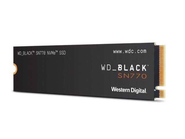 Western Digital WD_BLACK SN770 M.2 2280 500GB PCIe Gen4 16GT/s, up to 4  Lanes Internal Solid State Drive (SSD) WDS500G3X0E