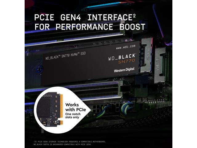 Western Digital WD_BLACK SN770 M.2 2280 500GB PCIe Gen4