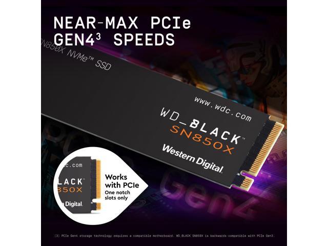 WD_BLACK SN850X NVMe M.2 2280 4TB PCI-Express 4.0 x4