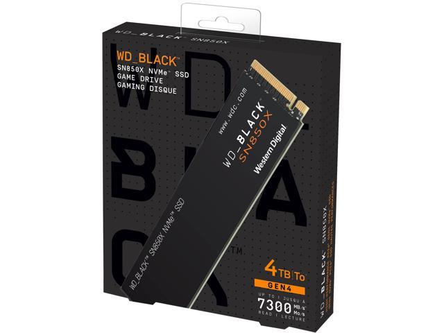 WD_BLACK SN850X NVMe SSD WDS400T2X0E - SSD - 4 TB - PCIe 4,0 x4 (NVMe) -  WDS400T2X0E - Solid State Drives - CDW.ca