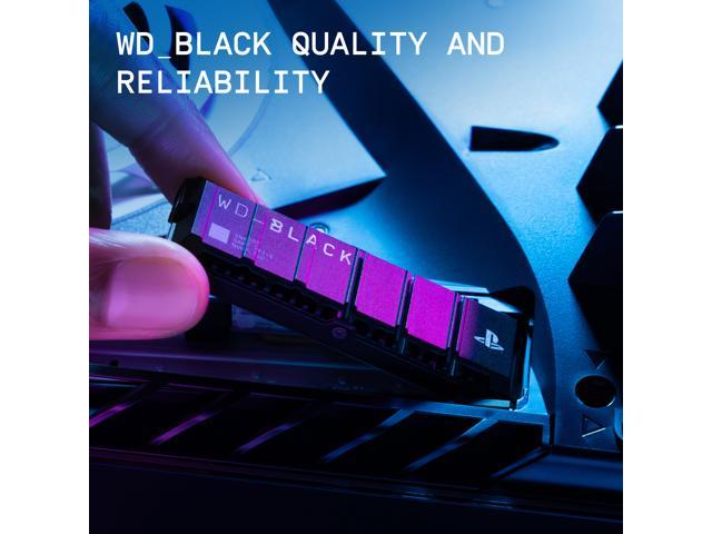 WD_BLACK 1TB SN850P NVMe M.2 SSD Officially Licensed Storage  Expansion for PS5 Consoles & Playstation DualSense Wireless Controller –  Midnight Black : Video Games