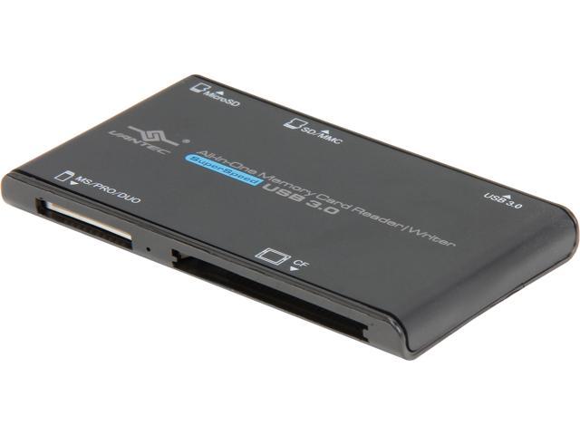VANTEC UGT-CR513-BK All-in-one USB 3.0 SuperSpeed Memory Card Reader/Writer