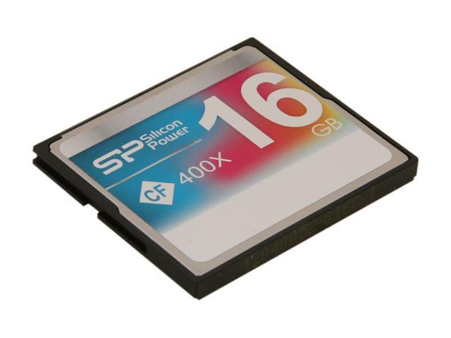 Silicon Power 16GB Compact Flash (CF) Flash Card Model SP016GBCFC400V10