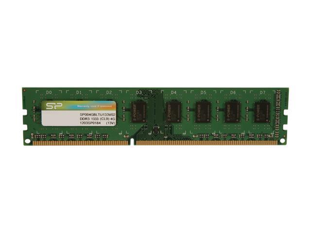 Silicon Power 4GB DDR3 1333 (PC3 10600) Desktop Memory Model ...