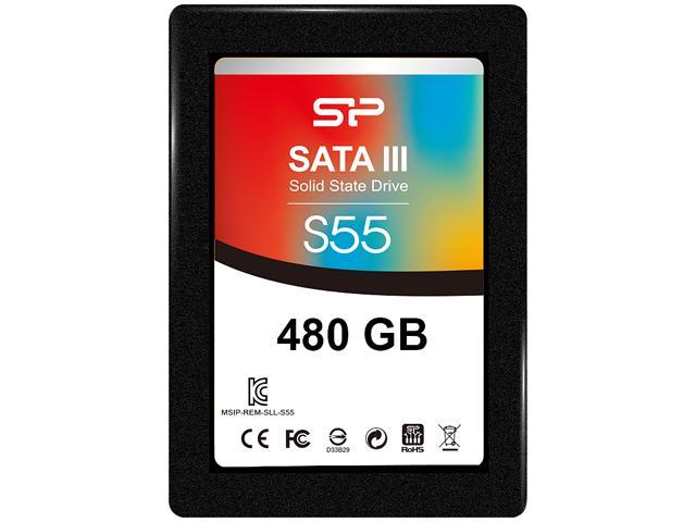 Silicon Power Slim S55 2.5" 480GB SATA III TLC Internal Solid State Drive (SSD) SP480GBSS3S55S25