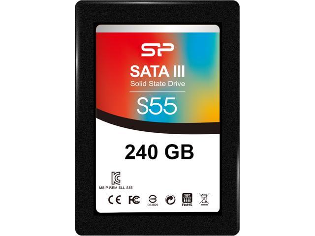 Silicon Power Slim S55 2.5" 240GB SATA III TLC Internal Solid State Drive (SSD) SP240GBSS3S55S25