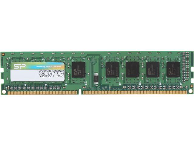 Silicon Power 4GB DDR3 1333 (PC3 10600) Desktop Memory Model SP004GBLTU133N02