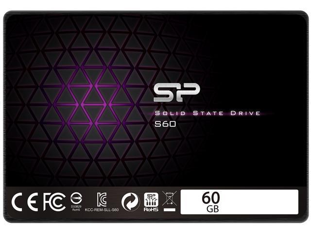 Silicon Power S60 2.5" 60GB SATA III MLC Internal Solid State Drive (SSD) SP060GBSS3S60S25AE