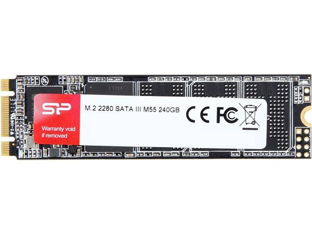 Silicon Power M55 M.2 2280 240GB SATA III 3D NAND Internal Solid State Drive (SSD) SU240GBSS3M55M28NE