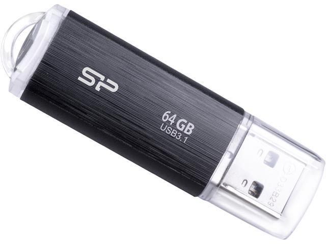Silicon Power 64GB Blaze B02 USB 3.1 Flash (SP064GBUF3B02V1K) USB Flash Drives -