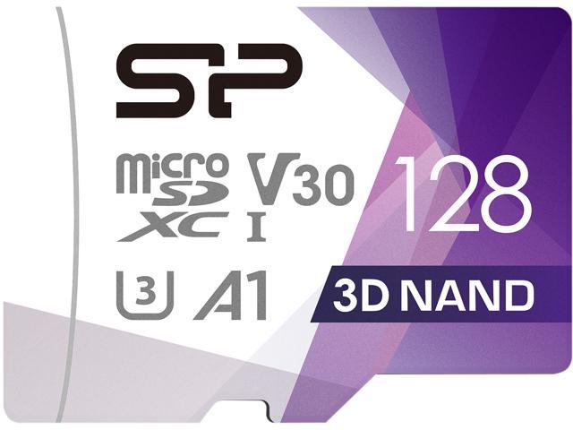 Silicon Power Superior Pro 128GB microSDXC Flash Card with Adapter Model SU128GBSTXDU3V20AD