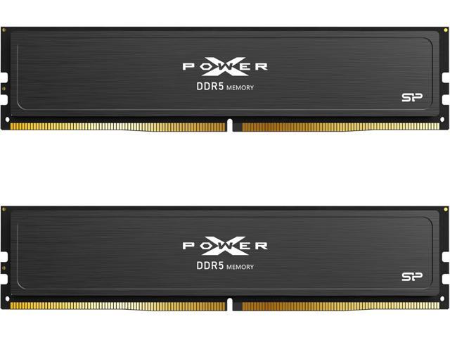 Silicon Power Value Gaming DDR5 64GB (2x32GB) 6000MT/s (PC5-48000) 288-pin CL30 1.35V UDIMM Desktop RAM Computer Memory w/Heatsink (SP064GXLWU60AFDJ)