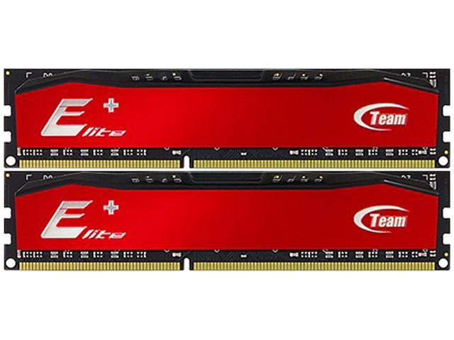 Team Elite Plus 8GB (2 x 4GB) DDR3 1333 (PC3 10600) Desktop Memory Model TPRD38G1333HC9DC01