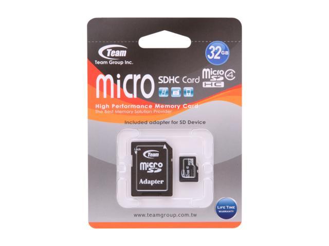 Team 32GB microSDHC Flash Card Model TG032G0MC24A