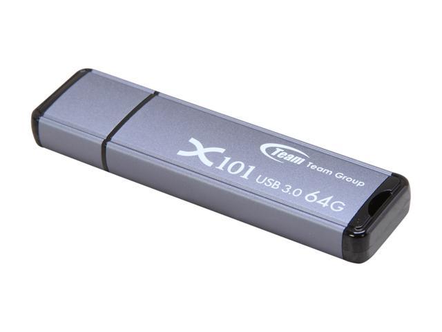 Team X101 64GB USB 3.0 Flash Drive (Blue) Model TG064GX101LX
