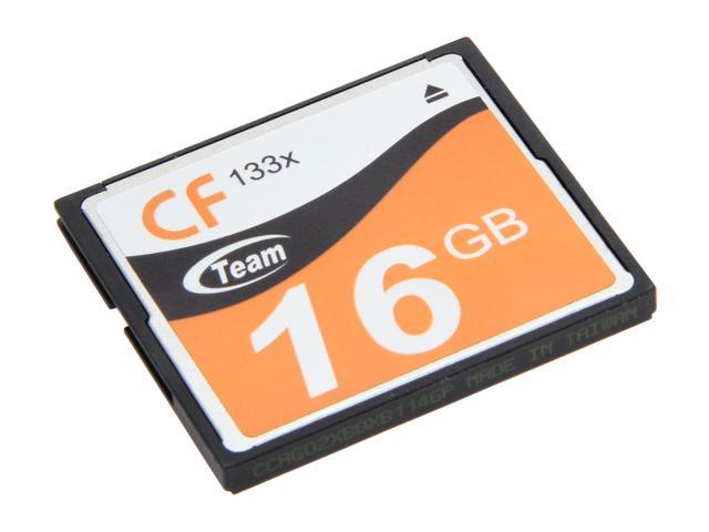 Team 16GB Compact Flash (CF) Flash Card Model TG00AG2NCFFX