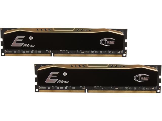 Team Elite Plus 8GB (2 x 4GB) DDR3 1333 (PC3 10600) Desktop Memory Model TPD38G1333C9DC01