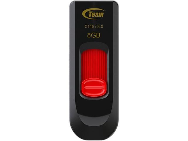 Team C145 8GB USB Flash Drive Model TC14538GR01
