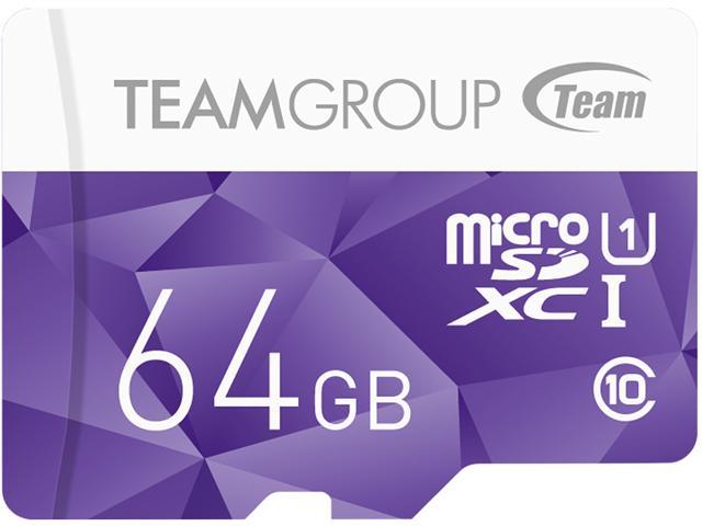 Team Group 64gb Color Microsdxc Uhs I U1 Class 10 Memory Card With