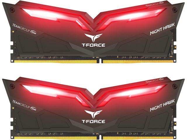 Team T-Force Night Hawk 16GB (2 x 8GB) DDR4 3000 (PC4 24000) Desktop Memory Model THRD416G3000HC16CDC01
