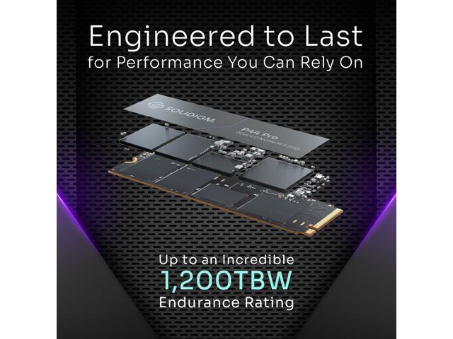 Solidigm P44 Pro 1TB M.2 2280 PCIe 4.0 NVMe Gen4 Gaming TLC Internal Solid  State Drive (SSD) SSDPFKKW010X7X1