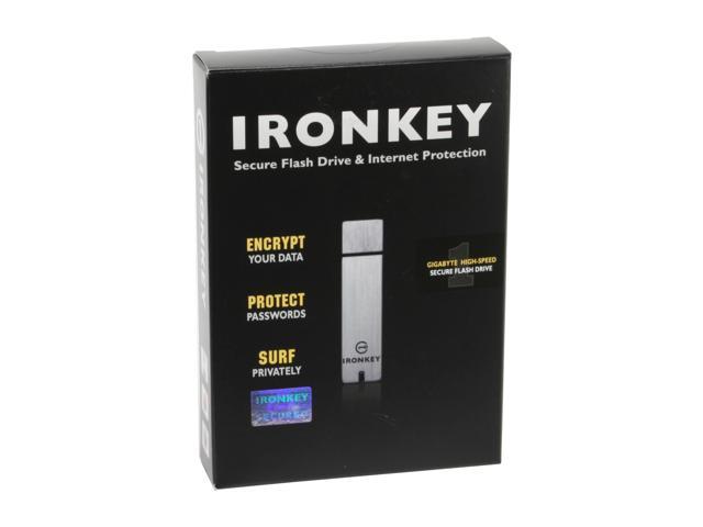 IronKey 1GB Flash Drive USB2 0 Portable Hardware Based Encryption   20 323 001 10 