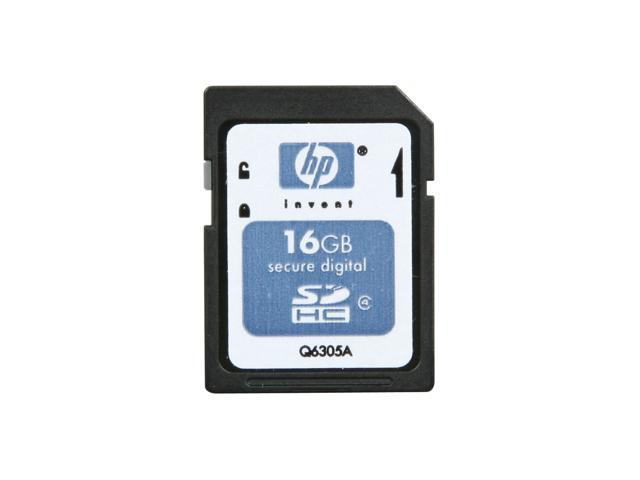 HP 16GB Secure Digital High-Capacity (SDHC) Flash Card Model Q6305A-EF