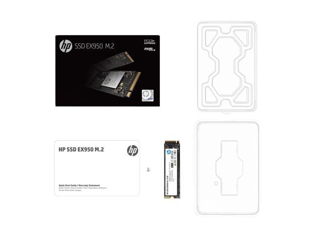 HP EX950 M.2 2280 2TB PCle Gen3 x4, NVMe1.3 3D NAND Internal Solid State  Drive (SSD) 5MS24AA#ABC