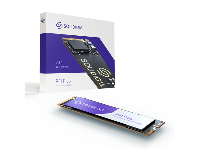Solidigm P41 Plus 2TB M.2 2280 PCIe 4.0 NVMe Gen4 Internal Solid State Drive (SSD) SSDPFKNU020TZX1