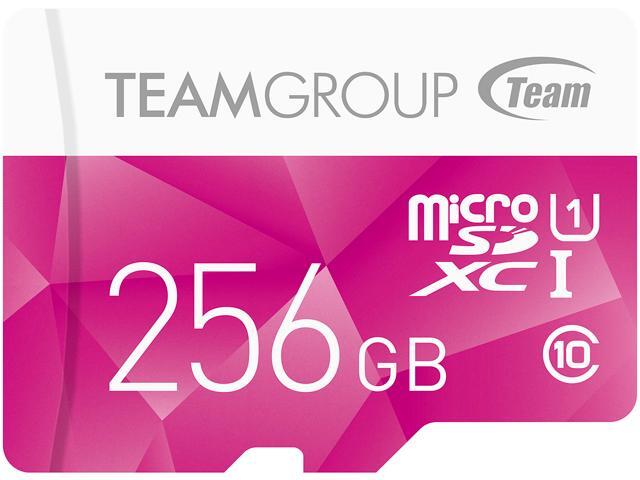 Team Group 256gb Color Microsdxc Uhs I U1 Class 10 Memory Card Newegg Com