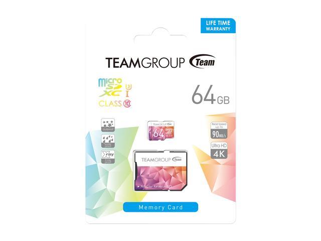 Team 64gb Color Ii Microsdxc Uhs Iu3 Class 10 Memory Card With Adapter Speed Up To 90mbs Tciiusxh64gu351 - team color only door roblox
