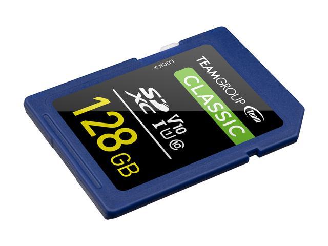 Team Group 128GB Classic SD Card U1 V10 C10 Card Read/Write Speed Up to ...