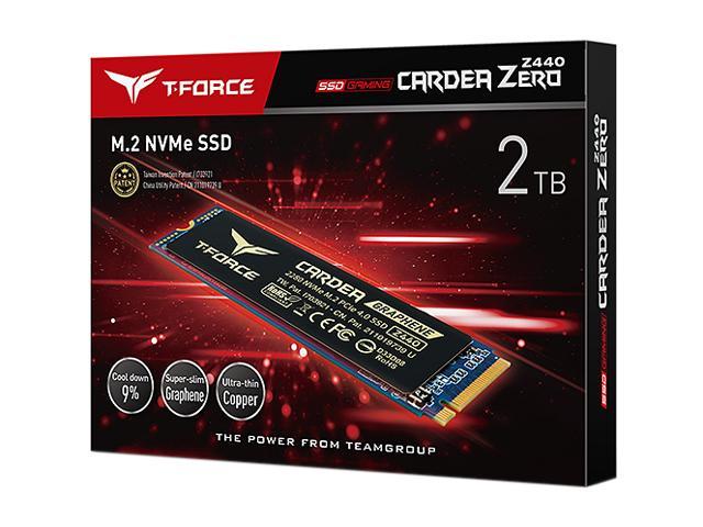 Team Group T-FORCE CARDEA ZERO Z440 M.2 2280 2TB PCIe Gen4 x4 with 