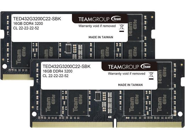 Team Elite 32GB (2 x 16GB) 3200MHz Laptop Memory