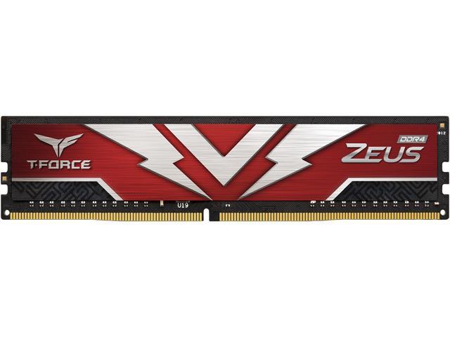 Team T-FORCE ZEUS 64GB (2 x 32GB) DDR4 3200 (PC4 25600) Desktop Memory Model TTZD464G3200HC20DC01