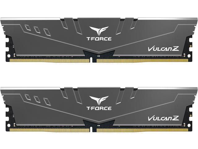 Team T-FORCE VULCAN Z 16GB (2 x 8GB) DDR4 3200 (PC4 25600) Desktop Memory Model TLZGD416G3200HC16FDC01