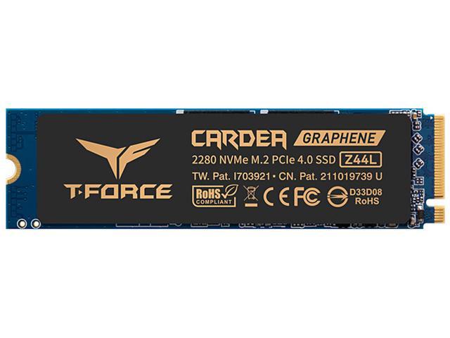 Team Group T-FORCE CARDEA Z44L M.2 2280 500GB PCIe Gen4 x4, NVMe 1.4 Internal Solid State Drive (SSD) TM8FPL500G0C127