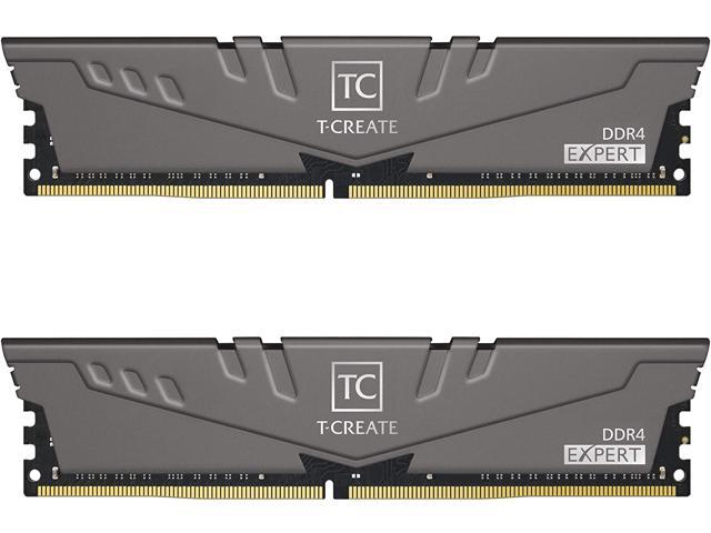 Team T-CREATE EXPERT 16GB (2 x 8GB) 288-Pin PC RAM DDR4 3200 (PC4 25600) Desktop Memory Model TTCED416G3200HC14BDC01