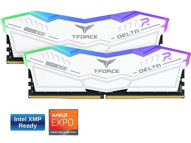 [RAM] Team T-Force Delta RGB DDR5 32GB White (2 x 16GB) 6000MHz CL30 ($199.97 - $80 - $30 w/ code CASEGQ932 = $89.97) [Newegg]