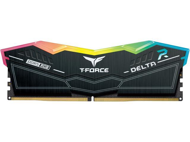 Team T-Force Delta RGB 32GB (2 x 16GB) 288-Pin PC RAM DDR5 6400 (PC5 51200)  Desktop Memory Model FF3D532G6400HC40BDC01