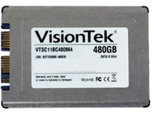 VisionTek Go Drive 480GB SATA III MLC Internal Solid State Drive (SSD ...