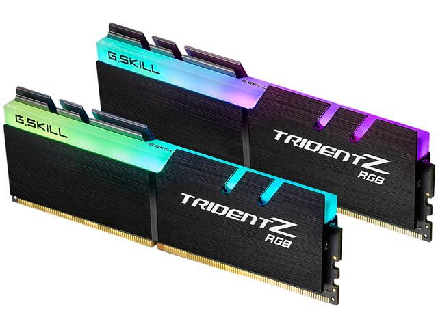 G.SKILL TridentZ RGB Series 32GB (2 x 16GB) 288-Pin PC RAM DDR4 4000 (PC4 32000) Desktop Memory Model F4-4000C17D-32GTZRB