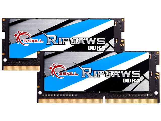 G.SKILL Ripjaws Series 64GB (2 x 32GB) 260-Pin DDR4 SO-DIMM DDR4 3200 (PC4 25600) Laptop Memory Model F4-3200C22D-64GRS