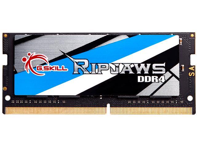 G.SKILL Ripjaws Series 32GB 260-Pin DDR4 SO-DIMM DDR4 3200 (PC4 25600) Laptop Memory Model F4-3200C22S-32GRS