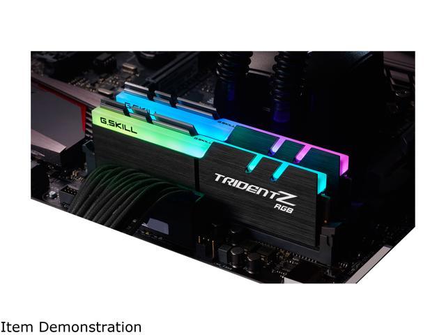 G.SKILL TridentZ RGB Series 32GB (2 x 16GB) 288-Pin PC RAM DDR4 4000 (PC4  32000) Intel XMP 2.0 Desktop Memory Model F4-4000C16D-32GTZR