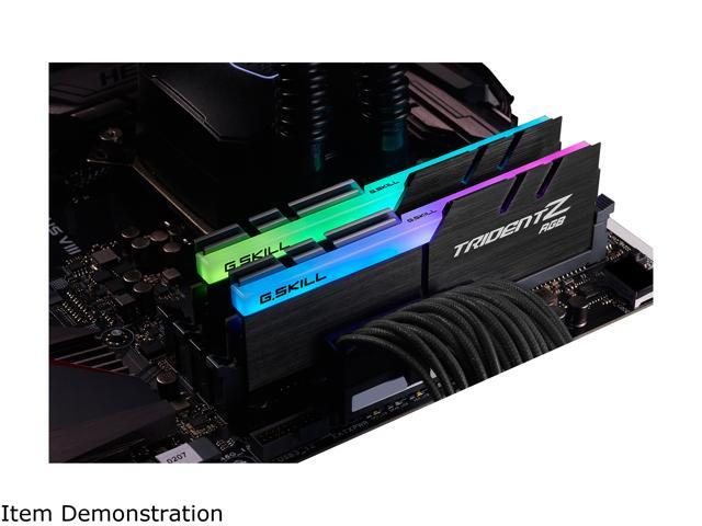 G.SKILL TridentZ RGB Series 16GB (2 x 8GB) 288-Pin PC RAM DDR4 4400 (PC4 35200) Desktop Memory Model F4-4400C16D-16GTZR G.SKILL TridentZ RGB Series 16GB (2 x 8GB) 288-Pin PC RAM DDR4 4400 (PC4 35200) Desktop Memory Model F4-4400C16D-16GTZR