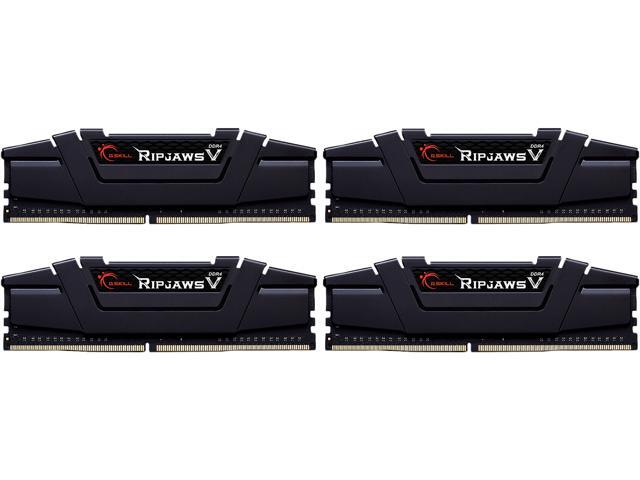 G Skill Ripjaws V Series 128gb 4 X 32gb 2 Pin Ddr4 Sdram Ddr4 4000 Pc4 300 Intel Xmp 2 0 Desktop Memory Model F4 4000c18q 128gvk Newegg Com