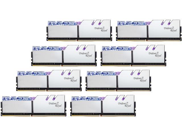 G.SKILL Trident Z Royal Series 256GB (8 x 32GB) 288-Pin PC RAM