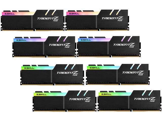 G.SKILL TridentZ RGB Series 256GB (8 x 32GB) DDR4 3600 (PC4 28800