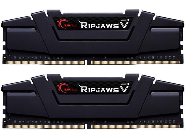 G.SKILL Ripjaws V Series 32GB (2 x 16GB) 288-Pin PC RAM DDR4 3600 (PC4 28800) Desktop Memory Model F4-3600C14D-32GVK
